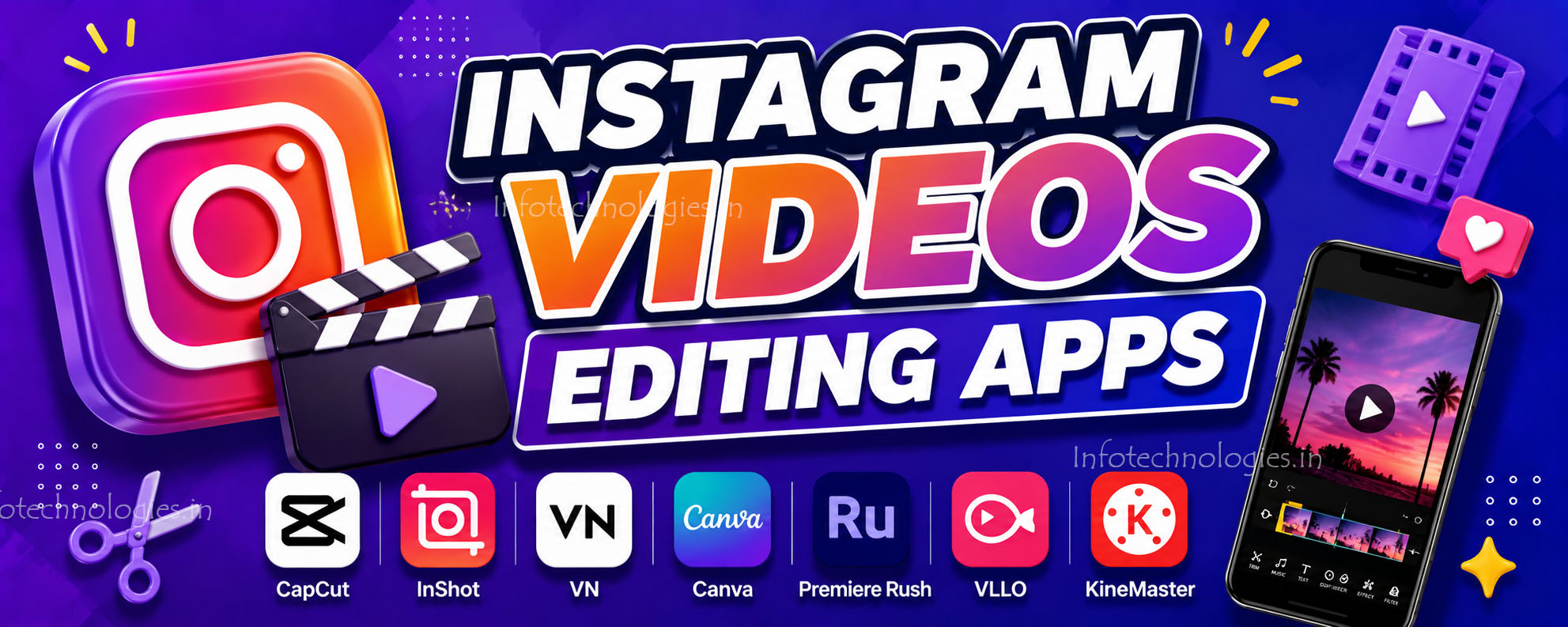 instagram videos editing apps